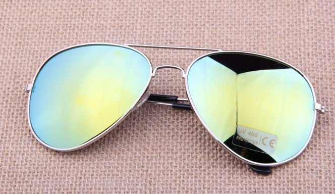 MIX Colors Designer Blue Mirrored Sunglasses Men Silver Mirror Vintage Sunglasses Women Glasses-Dollar Bargains Online Shopping Australia