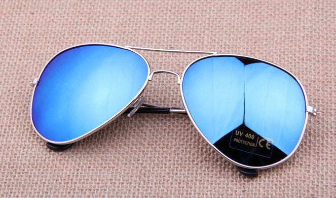 MIX Colors Designer Blue Mirrored Sunglasses Men Silver Mirror Vintage Sunglasses Women Glasses-Dollar Bargains Online Shopping Australia