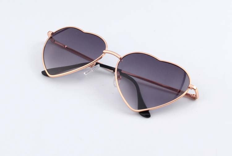 Heart Shaped Sunglasses WOMEN metal Reflective LENES Fashion sun GLASSES MEN Mirror-Dollar Bargains Online Shopping Australia