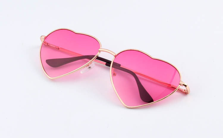 Heart Shaped Sunglasses WOMEN metal Reflective LENES Fashion sun GLASSES MEN Mirror-Dollar Bargains Online Shopping Australia