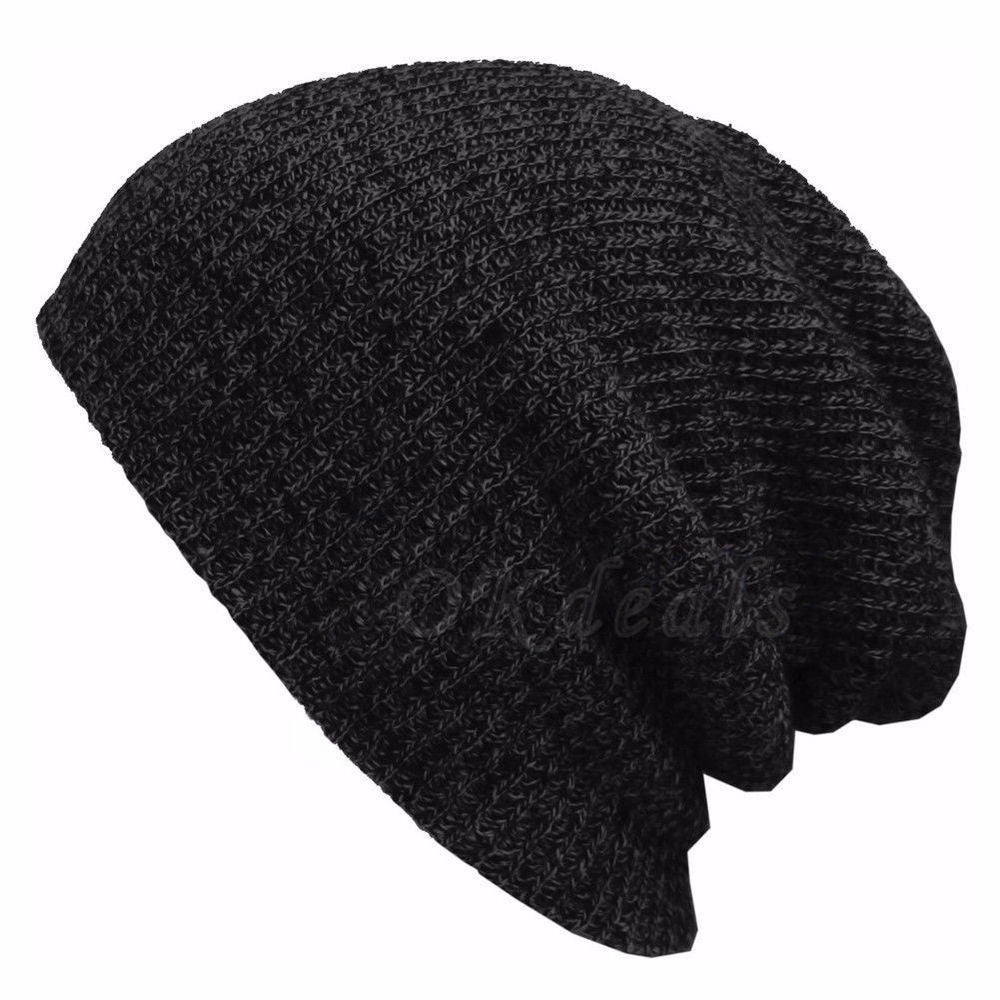 1PC Knit Men's Women's Baggy Beanie Oversize Winter Warm Hat Ski Slouchy Chic Crochet Knitted Cap Skull-Dollar Bargains Online Shopping Australia