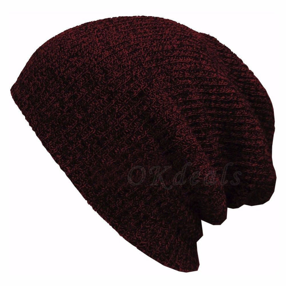 1PC Knit Men's Women's Baggy Beanie Oversize Winter Warm Hat Ski Slouchy Chic Crochet Knitted Cap Skull-Dollar Bargains Online Shopping Australia