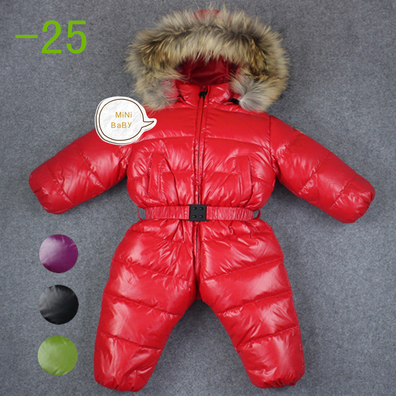 baby girl jumpsuits Russia winter baby clothing , winter coats snow wear duck down jacket ,snowsuits for kids boys girls clothes-Dollar Bargains Online Shopping Australia