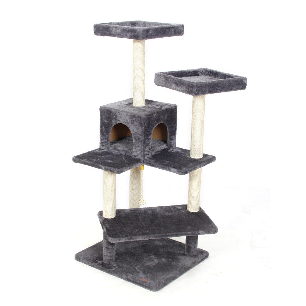 Domestic Delivery Scratching Wood Climbing Tree for Cat Cat Jumping Toy with Ladder Climbing Frame Cat Furniture Scratching Post-Dollar Bargains Online Shopping Australia