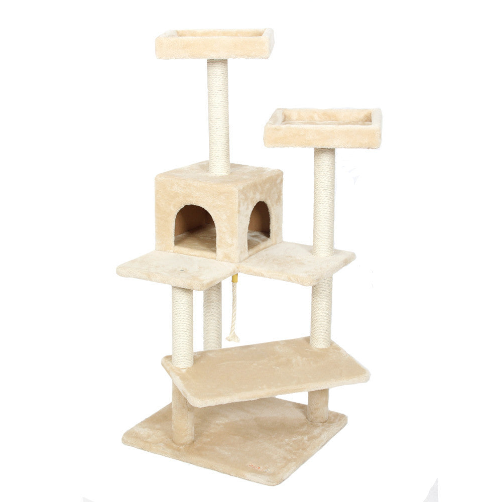 Domestic Delivery Scratching Wood Climbing Tree for Cat Cat Jumping Toy with Ladder Climbing Frame Cat Furniture Scratching Post-Dollar Bargains Online Shopping Australia