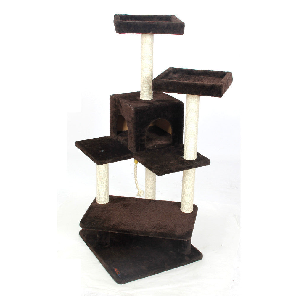 Domestic Delivery Scratching Wood Climbing Tree for Cat Cat Jumping Toy with Ladder Climbing Frame Cat Furniture Scratching Post-Dollar Bargains Online Shopping Australia