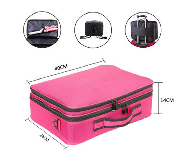 Women High Quality Professional Makeup Organizer Bolso Mujer Cosmetic Case Large Capacity Storage Bag Disassembly Suitcases-Dollar Bargains Online Shopping Australia