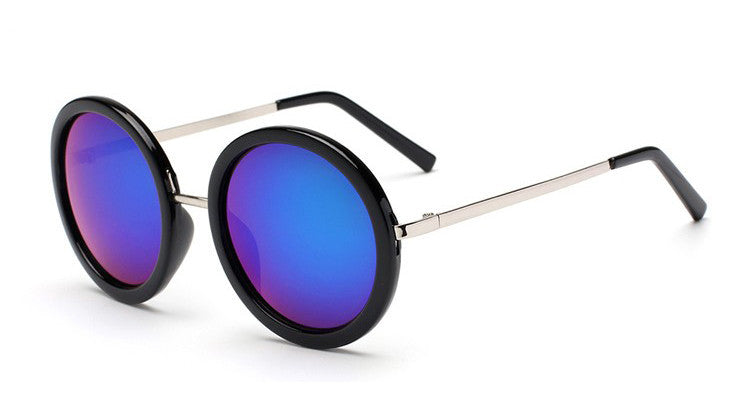 Retro Round Sunglasses Women Brand Designer Vintage Sun Glasses Women Coating Sunglass-Dollar Bargains Online Shopping Australia