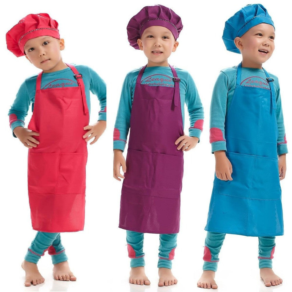 Children Kids Plain Apron Kitchen Cooking Baking Painting Cooking Craft Art Bib-Dollar Bargains Online Shopping Australia