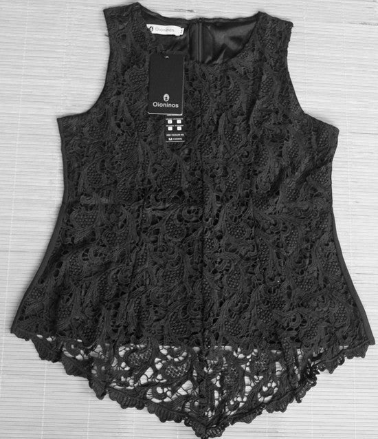 Women Dress Shirts Blusas Lace Sexy Hollow Out Blouse-Dollar Bargains Online Shopping Australia