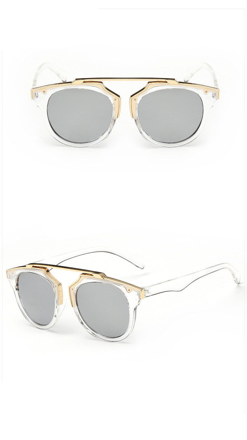 High women brand designer sunglasses round mirrored shades cat eye glasses-Dollar Bargains Online Shopping Australia