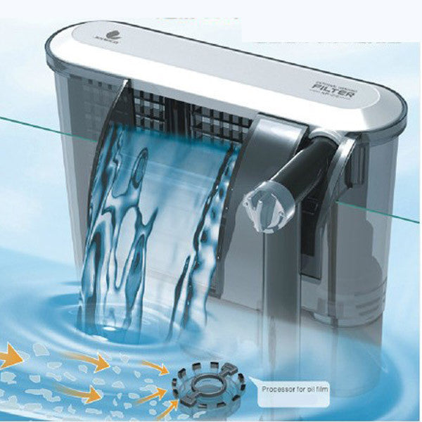 Aquarium Accessories XP-09 Waterfall Aquarium Filter Tank External Wall-mountable Oil Film Processing Aquarium Air Pump 159279-Dollar Bargains Online Shopping Australia