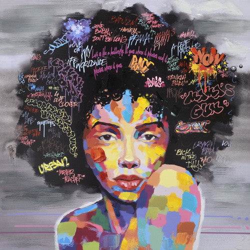 Unframed Graffiti Street Wall Art Abstract Modern African Women Portrait Canvas Oil Painting On Prints For Living Room-Dollar Bargains Online Shopping Australia