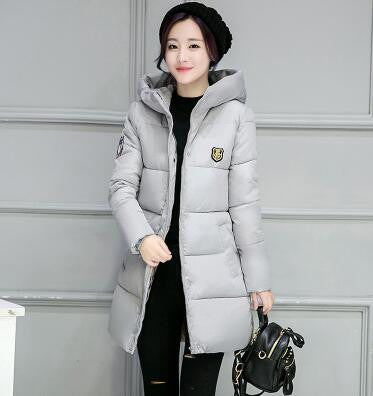 Winter Women Coat Elegant Pure color Thick Warm Hooded Down Cotton Jacket High Large size Women Coat-Dollar Bargains Online Shopping Australia