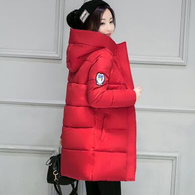 Winter Women Coat Elegant Pure color Thick Warm Hooded Down Cotton Jacket High Large size Women Coat-Dollar Bargains Online Shopping Australia