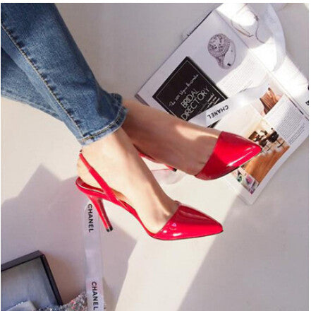 Sexy Point Toe Patent Leahter High Heels Pumps Shoes est Woman's Red Sandals Heels Shoes Wedding Shoes 9cm 35-41 Size-Dollar Bargains Online Shopping Australia