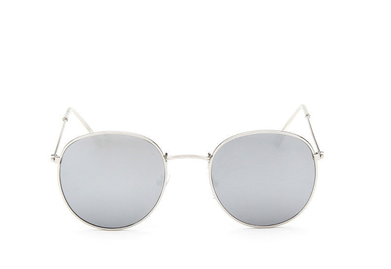Classic Vintage Round Mirror Brand Designer Sunglasses Metal Lady Circle Retro UV400 Women Or Men Sun Glasses Rays Victory-Dollar Bargains Online Shopping Australia