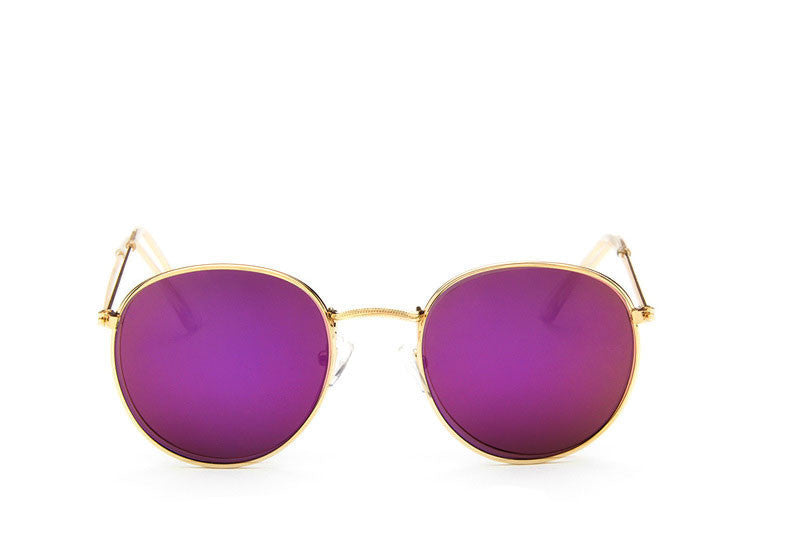 Classic Vintage Round Mirror Brand Designer Sunglasses Metal Lady Circle Retro UV400 Women Or Men Sun Glasses Rays Victory-Dollar Bargains Online Shopping Australia