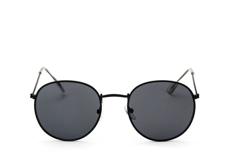 Classic Vintage Round Mirror Brand Designer Sunglasses Metal Lady Circle Retro UV400 Women Or Men Sun Glasses Rays Victory-Dollar Bargains Online Shopping Australia
