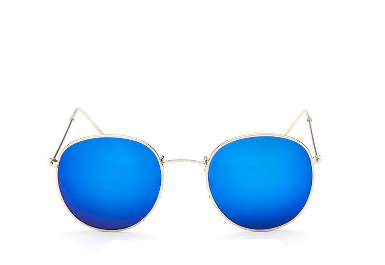 Classic Vintage Round Mirror Brand Designer Sunglasses Metal Lady Circle Retro UV400 Women Or Men Sun Glasses Rays Victory-Dollar Bargains Online Shopping Australia