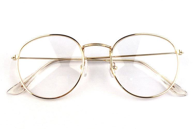 Classic Vintage Round Mirror Brand Designer Sunglasses Metal Lady Circle Retro UV400 Women Or Men Sun Glasses Rays Victory-Dollar Bargains Online Shopping Australia