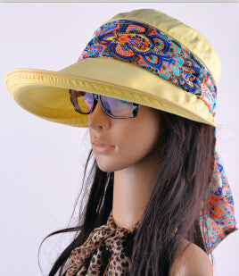 Summer hats for women chapeu feminino fashion visors cap sun collapsible anti-uv hat 6 colors-Dollar Bargains Online Shopping Australia