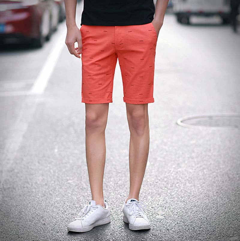 brand mens shorts print casual Men's shorts fashion cotton shorts homme shorts khaki white green-Dollar Bargains Online Shopping Australia