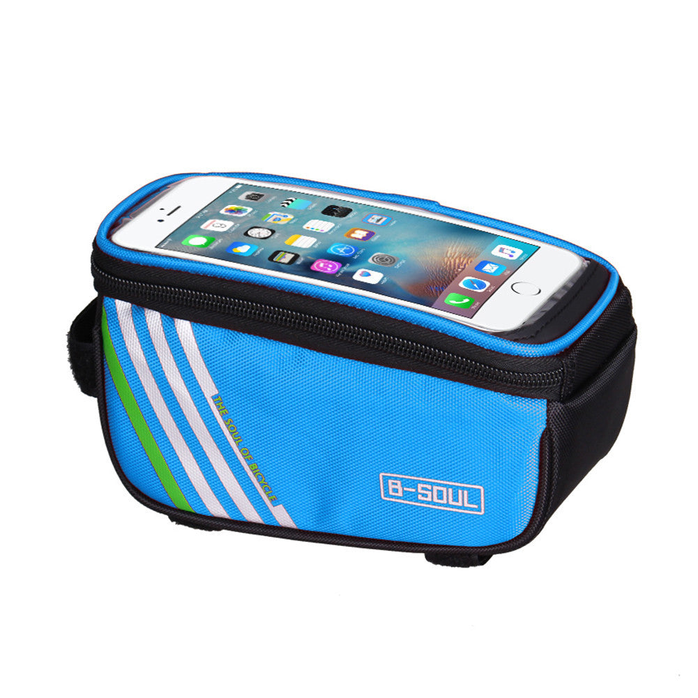 Multifuction 1.5L Waterproof Bicycle Bags Cycling Bike Frame Front Tube Mobile Phone Bag For Mountain bike City Bike EA14-Dollar Bargains Online Shopping Australia