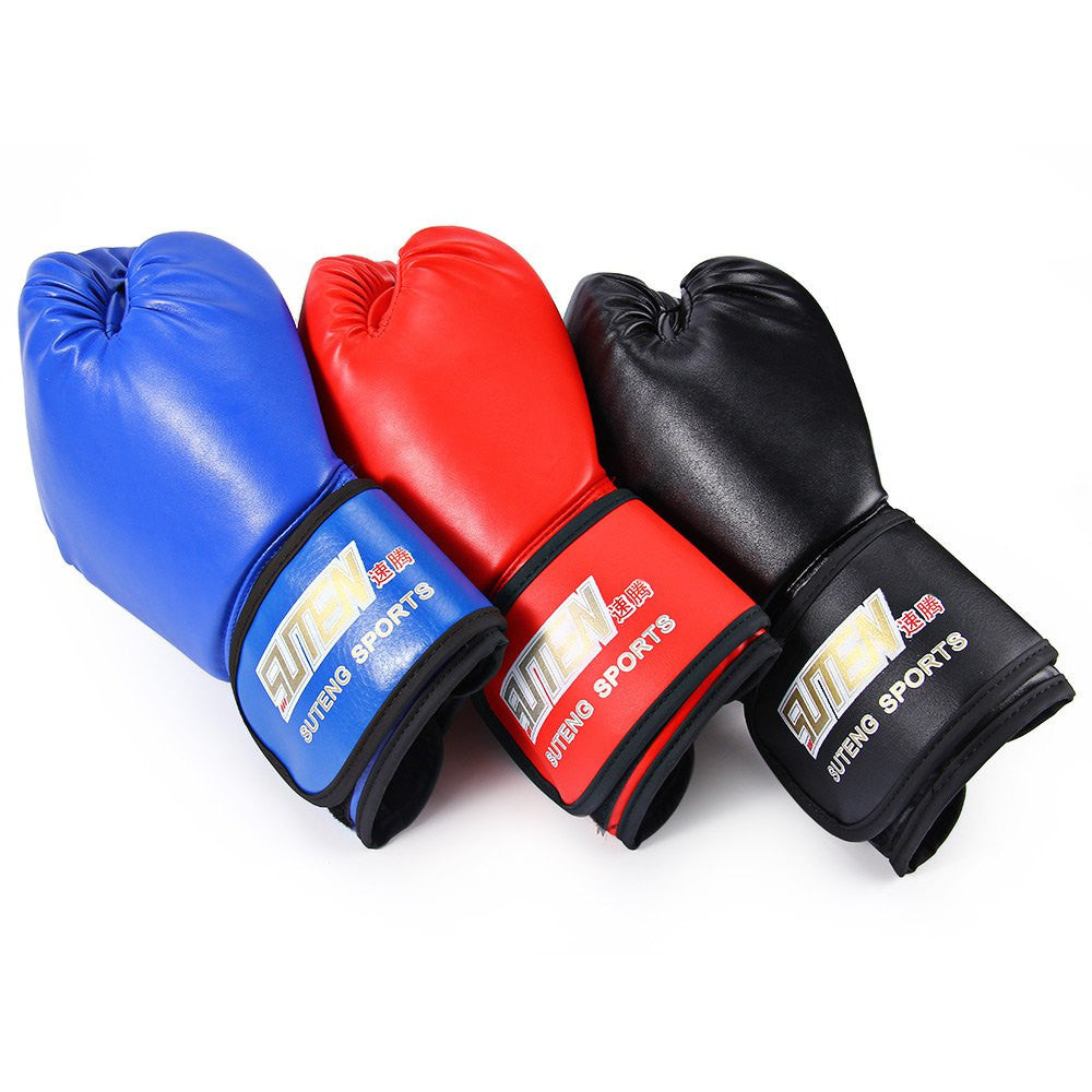 3 Colors SUTEN 1 Pair PU Leather Sport Fitness Boxing Kickboxing Training Fighting Sandbag Gloves for Fighters-Dollar Bargains Online Shopping Australia