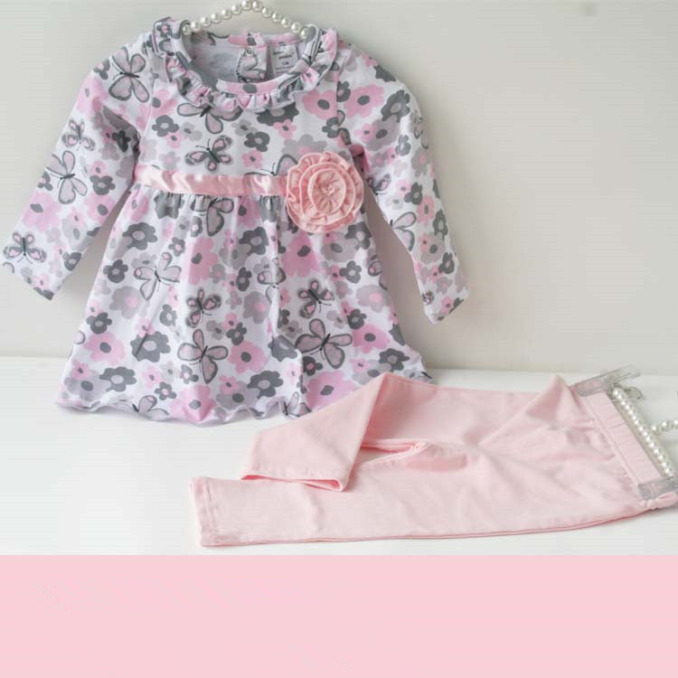 baby girl floral clothes set born toddler cotton suit kids girl outfits spring tracksuit infant clothing set for girls-Dollar Bargains Online Shopping Australia