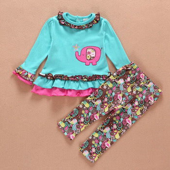 baby girl floral clothes set born toddler cotton suit kids girl outfits spring tracksuit infant clothing set for girls-Dollar Bargains Online Shopping Australia