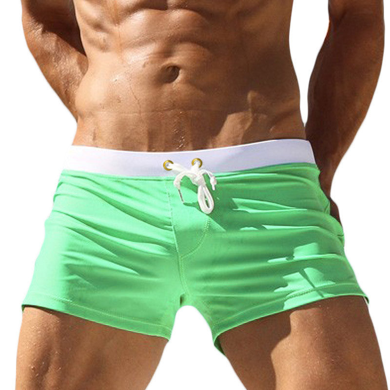 Brand Sexy Men Swimsuits Boxer Board Shorts Trunks Man Surfing Bikini Men's Swimwear Bathing Suits Gay Penis Pouch WJ-Dollar Bargains Online Shopping Australia