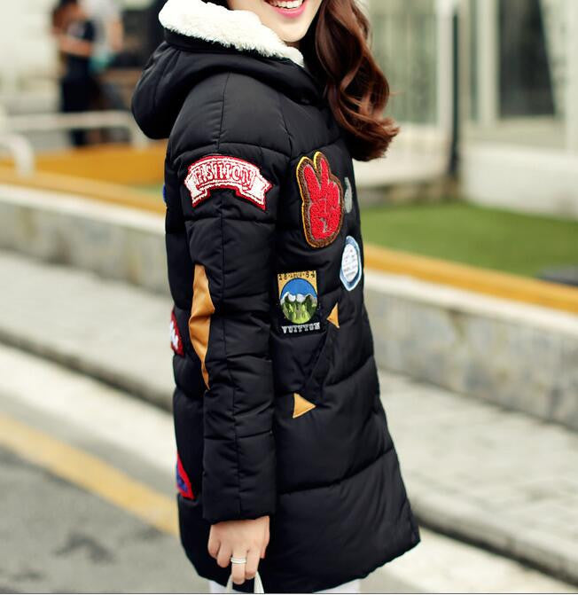 winter jacket women Long Casual Fashion Women Parka Female Hooded Coat Brand Parka Plus Size Cold Warm outwear W003-Dollar Bargains Online Shopping Australia