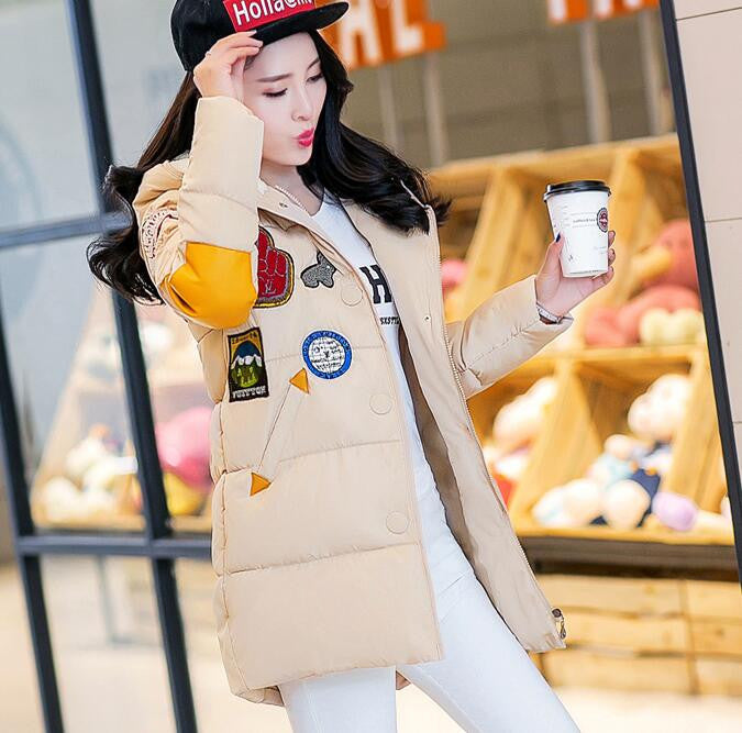 winter jacket women Long Casual Fashion Women Parka Female Hooded Coat Brand Parka Plus Size Cold Warm outwear W003-Dollar Bargains Online Shopping Australia