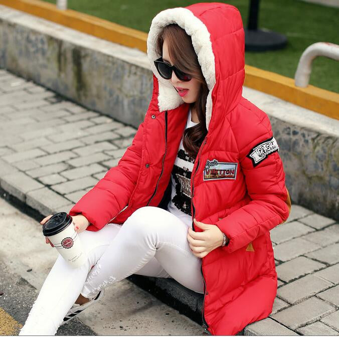 winter jacket women Long Casual Fashion Women Parka Female Hooded Coat Brand Parka Plus Size Cold Warm outwear W003-Dollar Bargains Online Shopping Australia