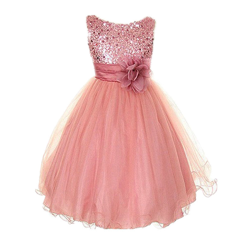 Arrival Flower Girls Dress Summer Princess Wedding Party Kids Costume Baby Girls Clothes High Quality Children Clothing-Dollar Bargains Online Shopping Australia