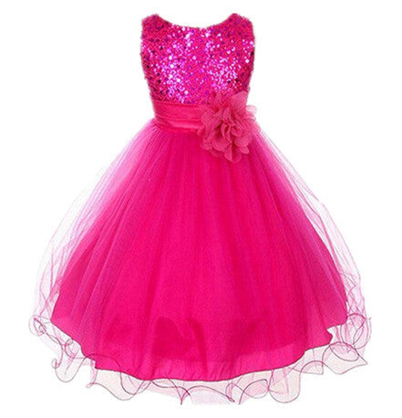 Arrival Flower Girls Dress Summer Princess Wedding Party Kids Costume Baby Girls Clothes High Quality Children Clothing-Dollar Bargains Online Shopping Australia