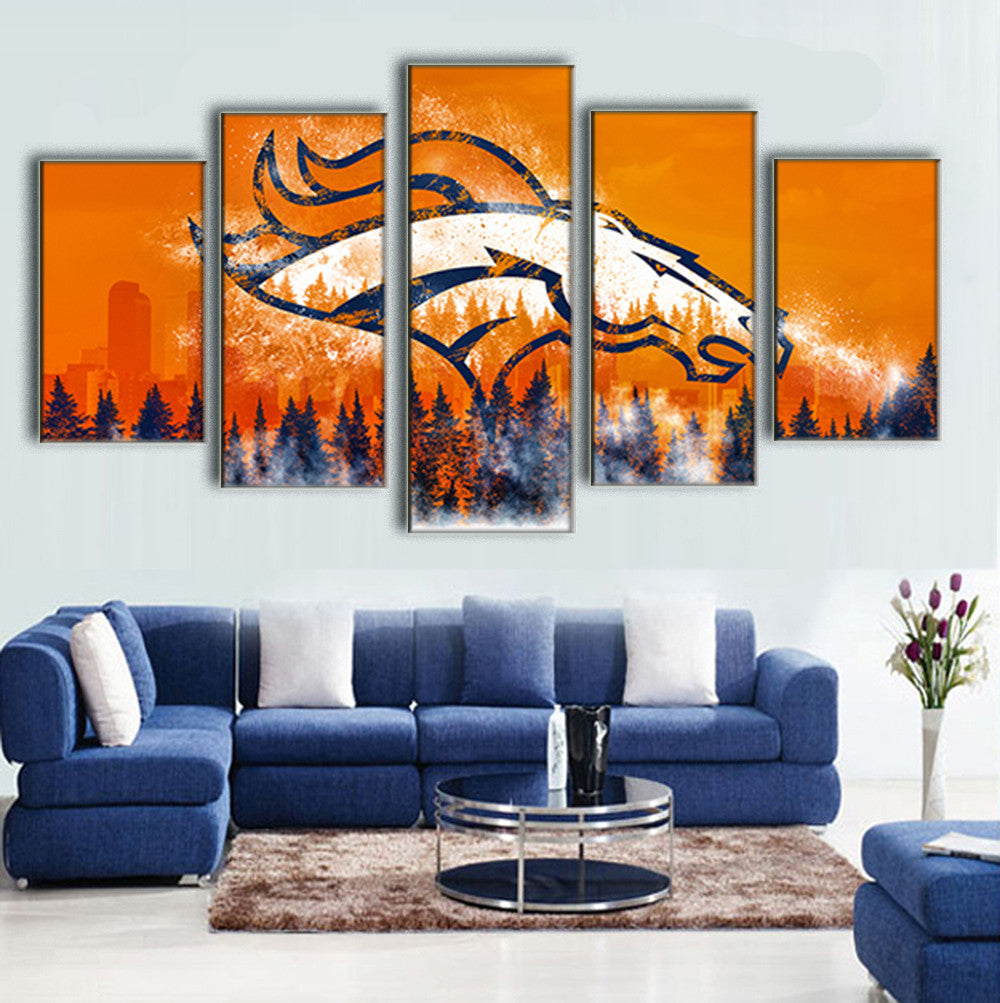 Eagle Sports Team Logo Oil Painting On Canvas Modern Home Pictures Prints Liveing Room Deco-Dollar Bargains Online Shopping Australia