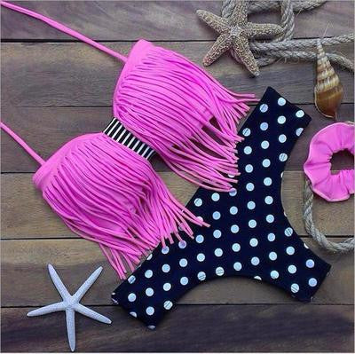 swimwear trade stamp tassel aliexpress hot swimsuit lady Bikini suit A variety of styles for Victoria-Dollar Bargains Online Shopping Australia