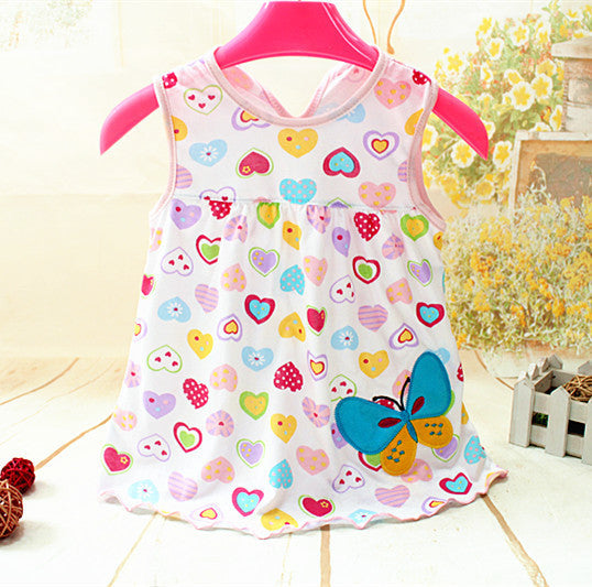 Baby Dresses Princess Girls Dress 0-1years Cotton Clothing Baby Infant Summer Clothes-Dollar Bargains Online Shopping Australia