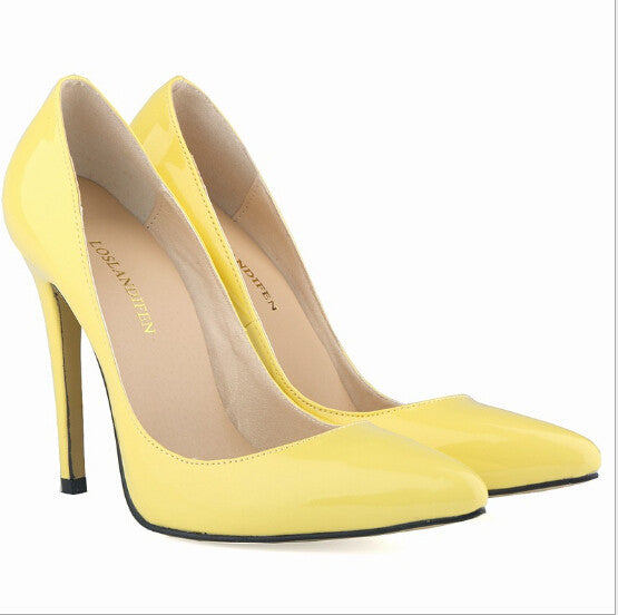 fashion pointed toe high heels shoes woman weeding party women's pumps size 35-42 Heel height 11cm-Dollar Bargains Online Shopping Australia
