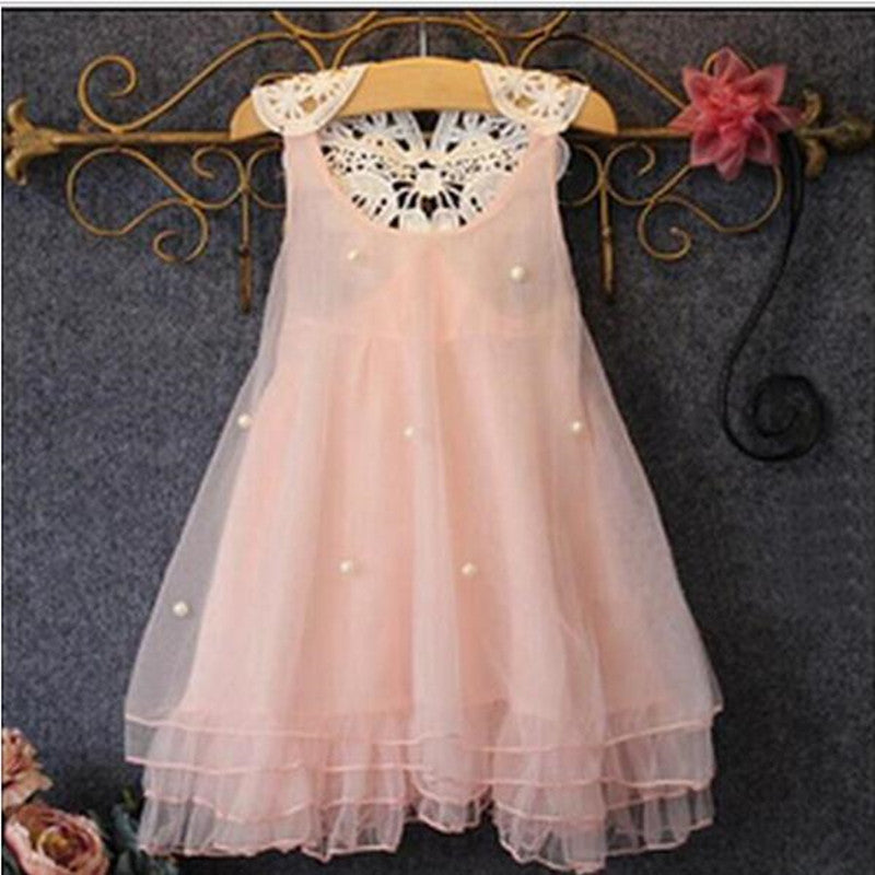 summer dress girl dress for 2-13 age bow floral Girls Princess Party Bow Kids Formal Dress-Dollar Bargains Online Shopping Australia