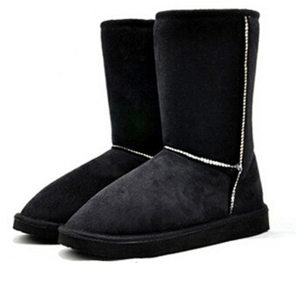 Fashion Women Winter Snow Boots Warm Mid-calf Boots Winter Soft Shoes Flat Shoes platform boots female sapato feminino RD871406-Dollar Bargains Online Shopping Australia