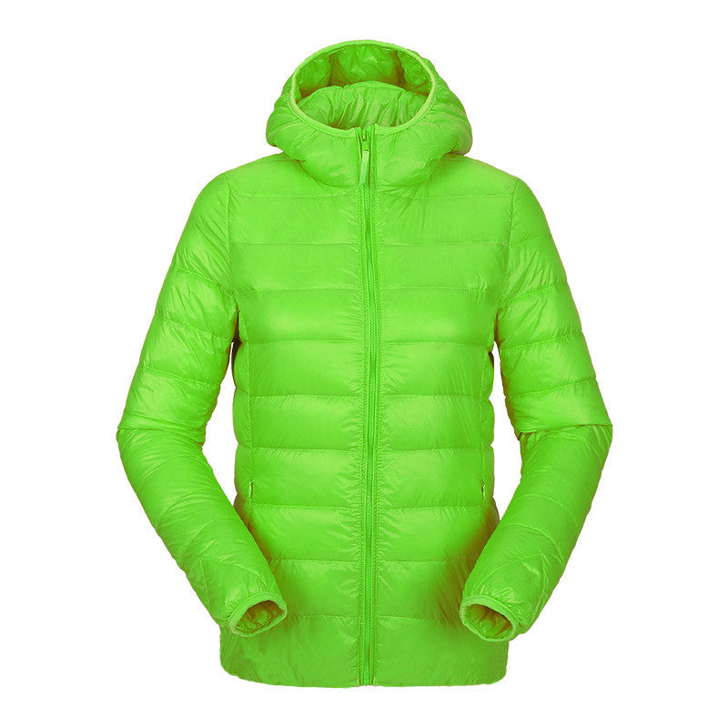 women ultra light down jacket hooded winter duck down jackets women slim long sleeve parka zipper coats pockets solid-Dollar Bargains Online Shopping Australia