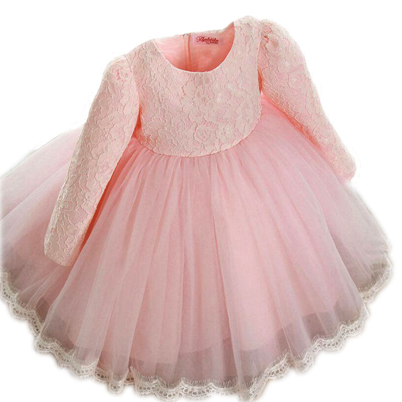 summer and autumn Princess Girls Party Dresses for party baby fashion Pink Tutu dress Girls Wedding Dress kids dress-Dollar Bargains Online Shopping Australia