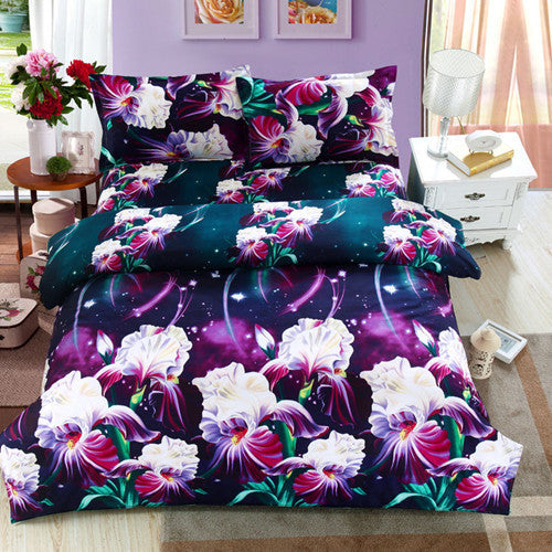 4pcs 3d bed set bedding sets High pillowcase reactive printed bedclothes queen size bed linen-Dollar Bargains Online Shopping Australia