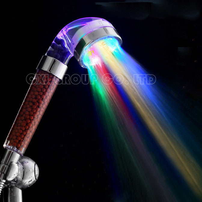 7 Colors Change Led shower Tourmaline SPA Anion Hand Held Bathroom Led Shower Head Filter Hand Shower Saving Water-Dollar Bargains Online Shopping Australia