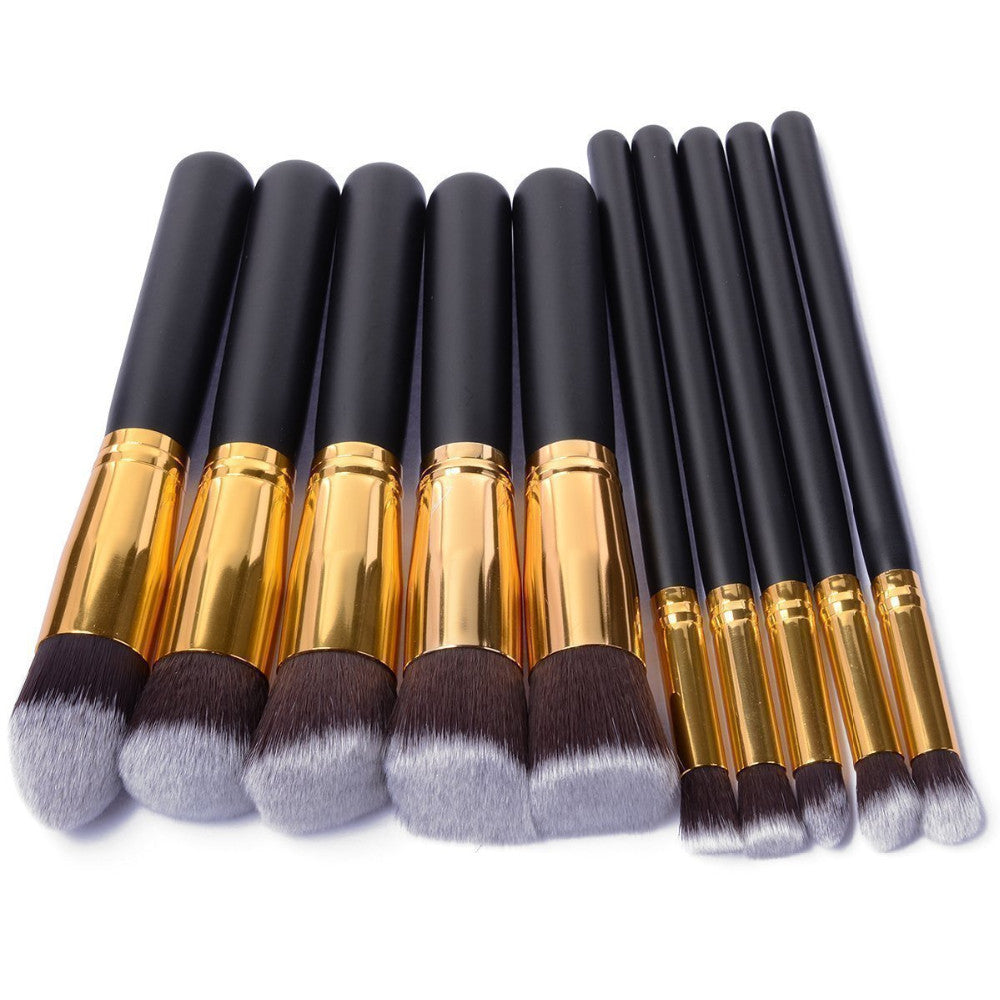 10Pcs Pro Makeup Blush Eyeshadow Blending Set Concealer Cosmetic Make Up Brushes Tool Eyeliner Lip Brushes-Dollar Bargains Online Shopping Australia