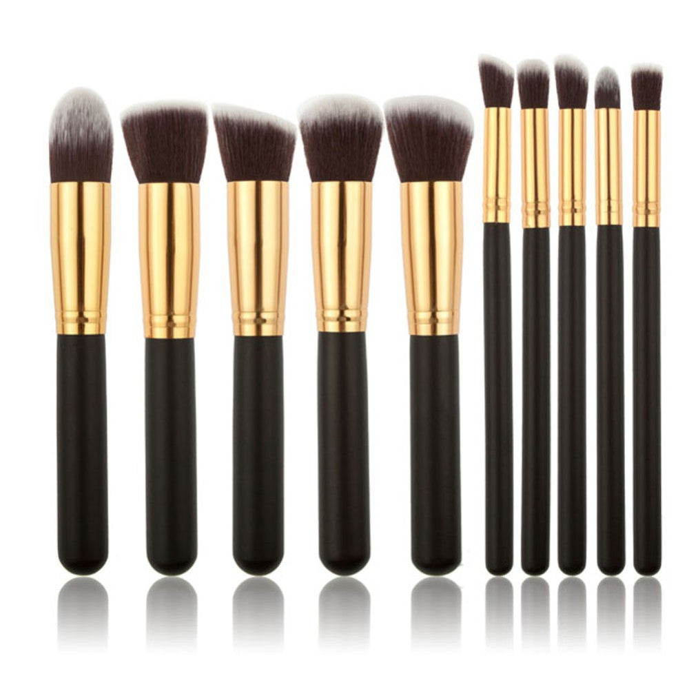 10Pcs Pro Makeup Blush Eyeshadow Blending Set Concealer Cosmetic Make Up Brushes Tool Eyeliner Lip Brushes-Dollar Bargains Online Shopping Australia