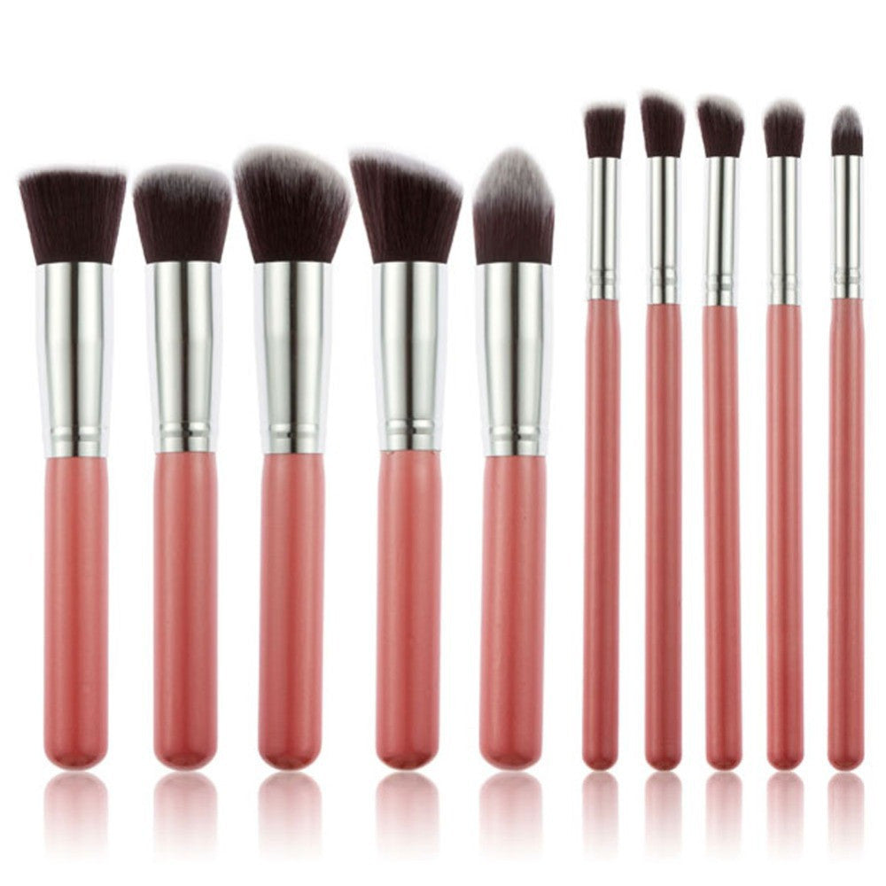 10Pcs Pro Makeup Blush Eyeshadow Blending Set Concealer Cosmetic Make Up Brushes Tool Eyeliner Lip Brushes-Dollar Bargains Online Shopping Australia